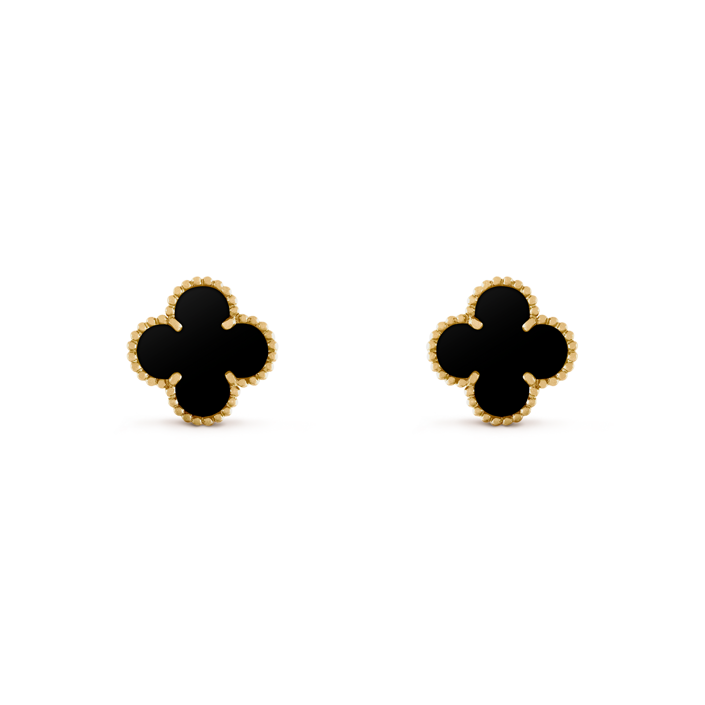 Vintage Alhambra earrings Black