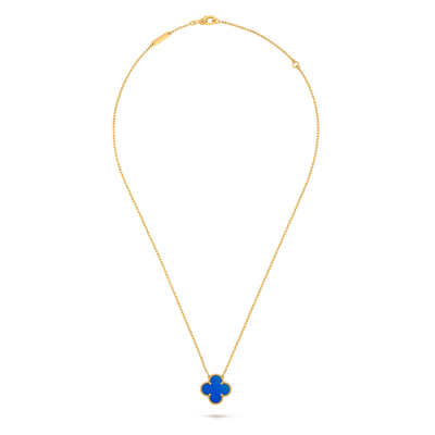 Van Cleef Vintage Alhambra pendant Blue , Agate