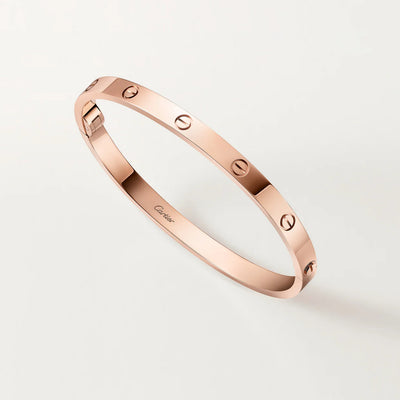 LOVE bracelet, classic model Rose Gold