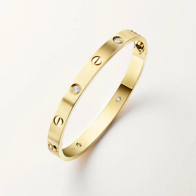 LOVE bracelet, classic model Gold with Diamonds
