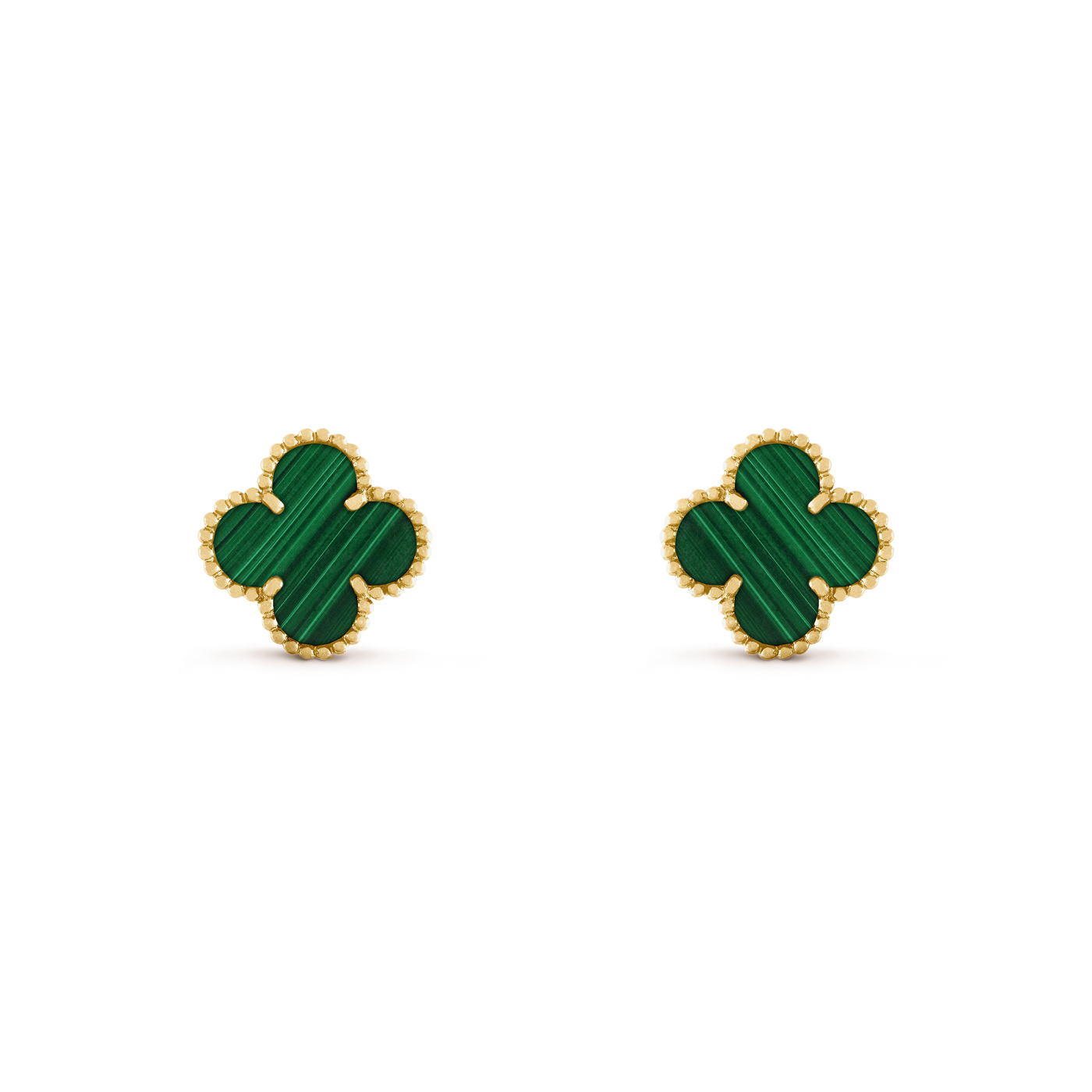 Vintage Alhambra earrings Green