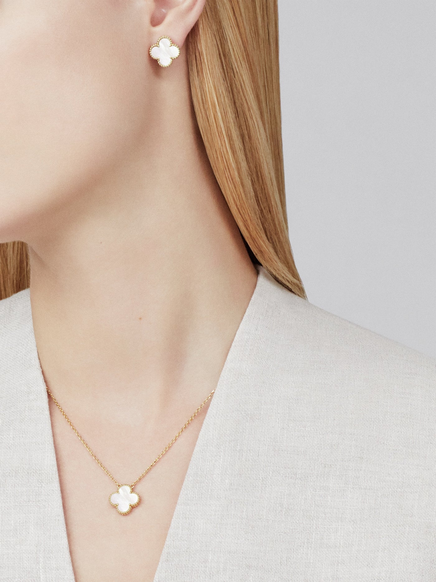 Vintage Alhambra pendant White