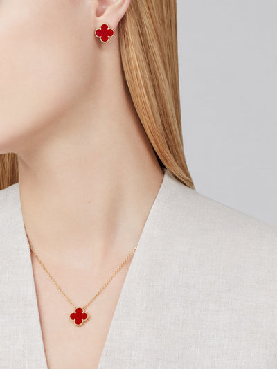 Vintage Alhambra pendant Red